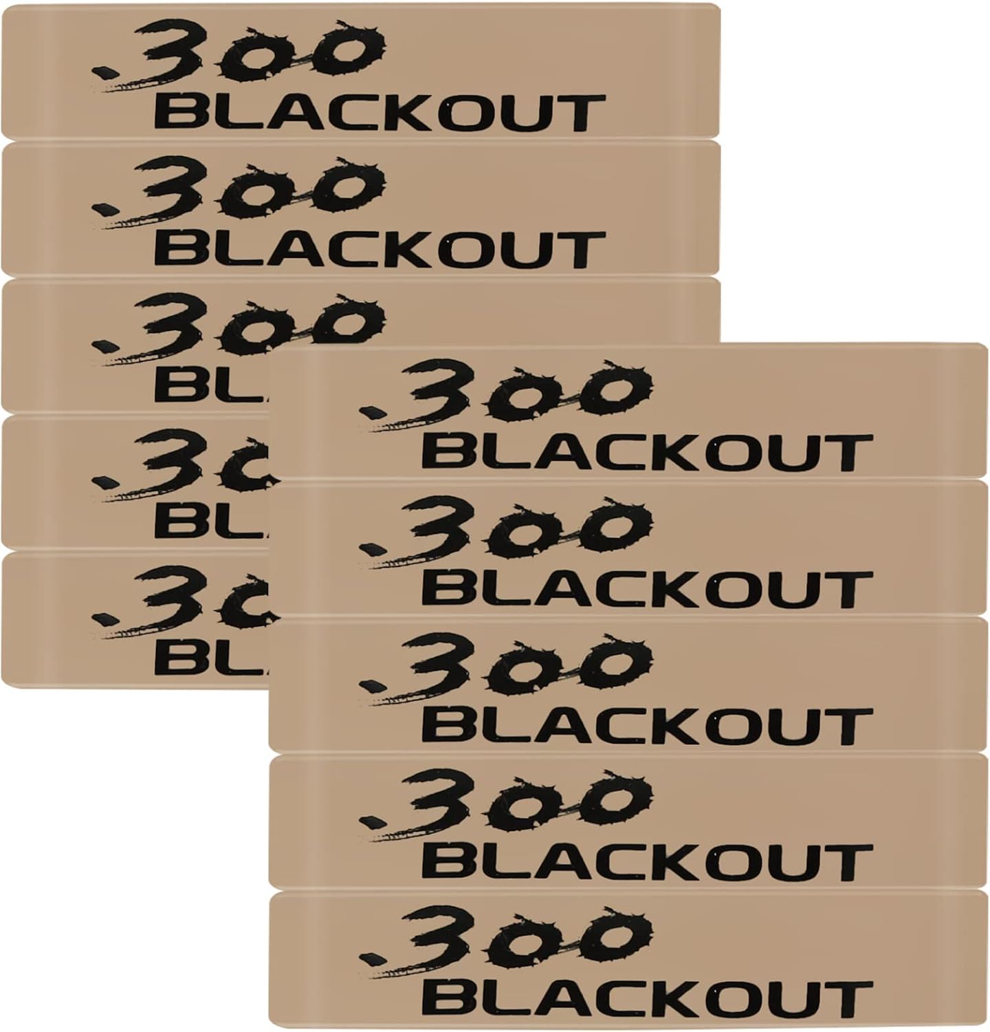 Aolamegs Paquete de 510 bandas para revistas, 5.56 OTAN, 300 apagones, 300 Subsonic, .223 Remington, .308 Winchester, 7.62 x 39, bandas de silicona
