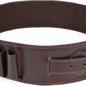 TOURBON Soporte de cuero de la cáscara de la escopeta del calibre 12, correa ajustable de la munición del cartucho de Bandolier TOURBON Soporte de cuero de la cáscara de la escopeta del calibre 12, correa ajustable de la munición del cartucho de Bandolier