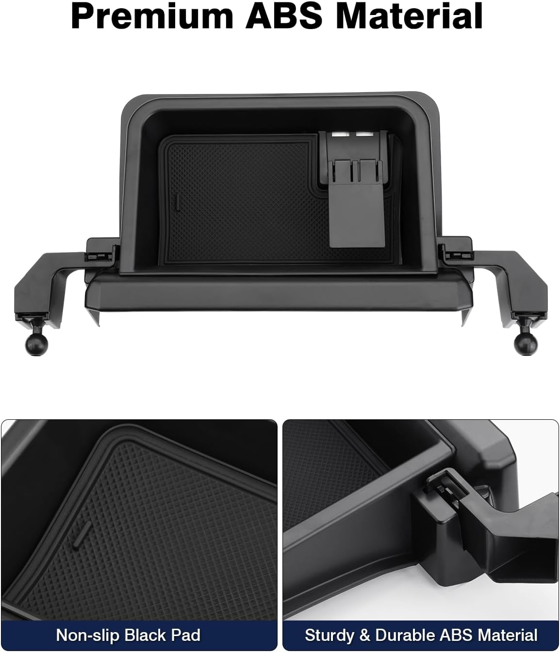 FIILINES Organizador de consola central de tablero compatible con Toyota Corolla 2019-2023, Corolla Cross 2022-2023 (se ajusta a pantalla táctil de