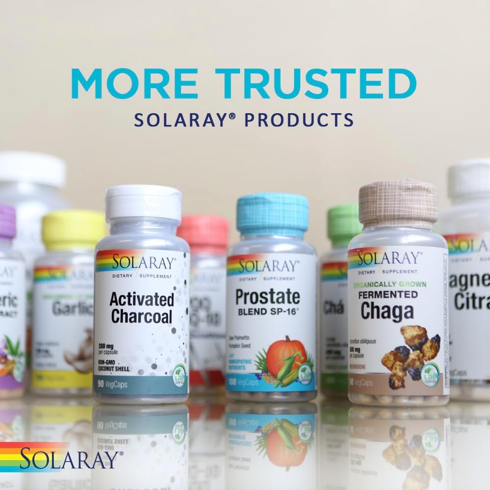 SOLARAY Chickweed 385 mg  Suplemento de hierbas  Apoyo para la digestión saludable, la piel y el apetito  Sin OMG, vegano y verificado en