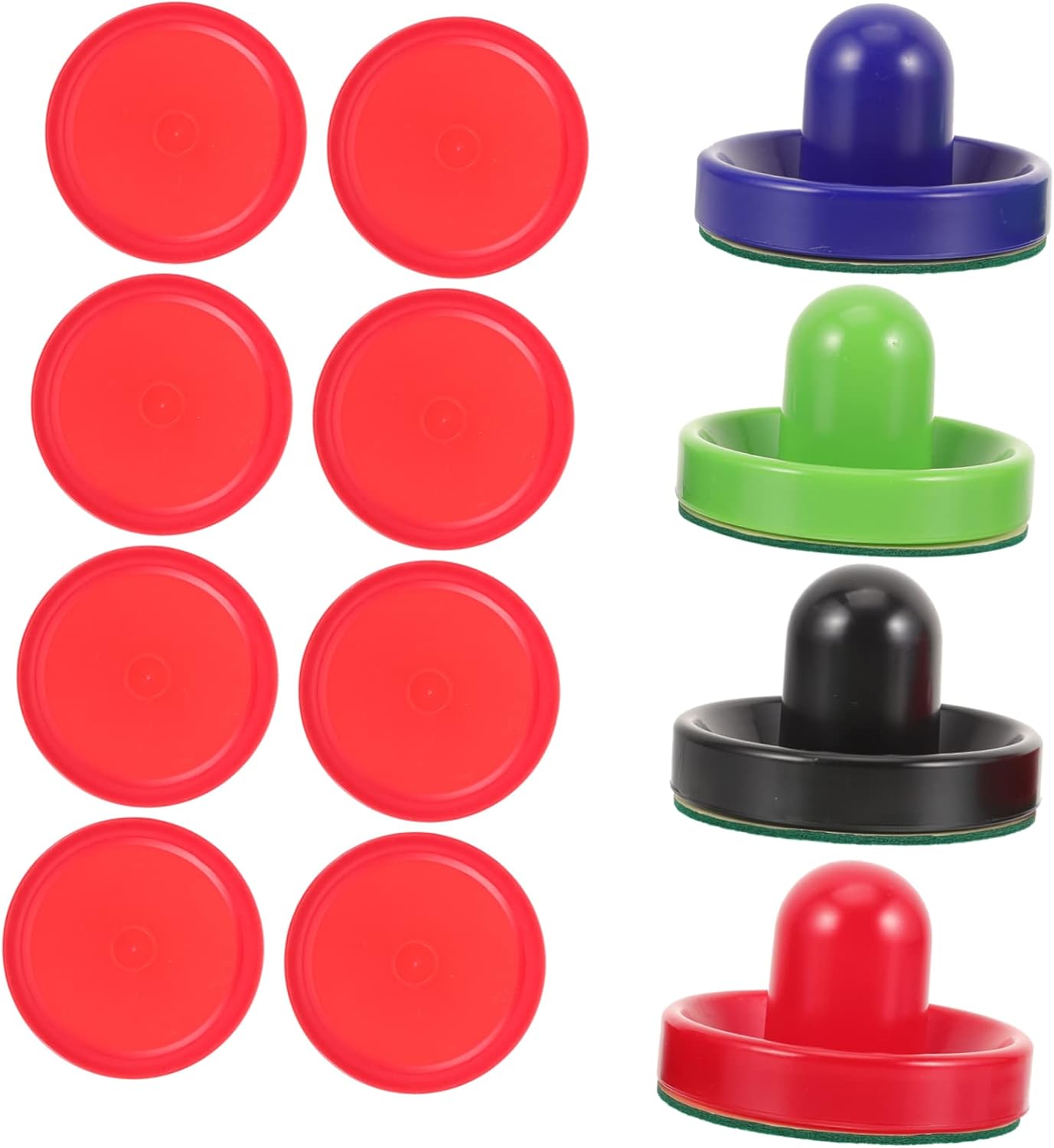 1 Set Ice Hockey Pucks Pusher Air Hockey Slider Pusher Shipping Supplies Hockey Parts Table Hockey Pusher Rainbow Classroom Decor Hover Hockey