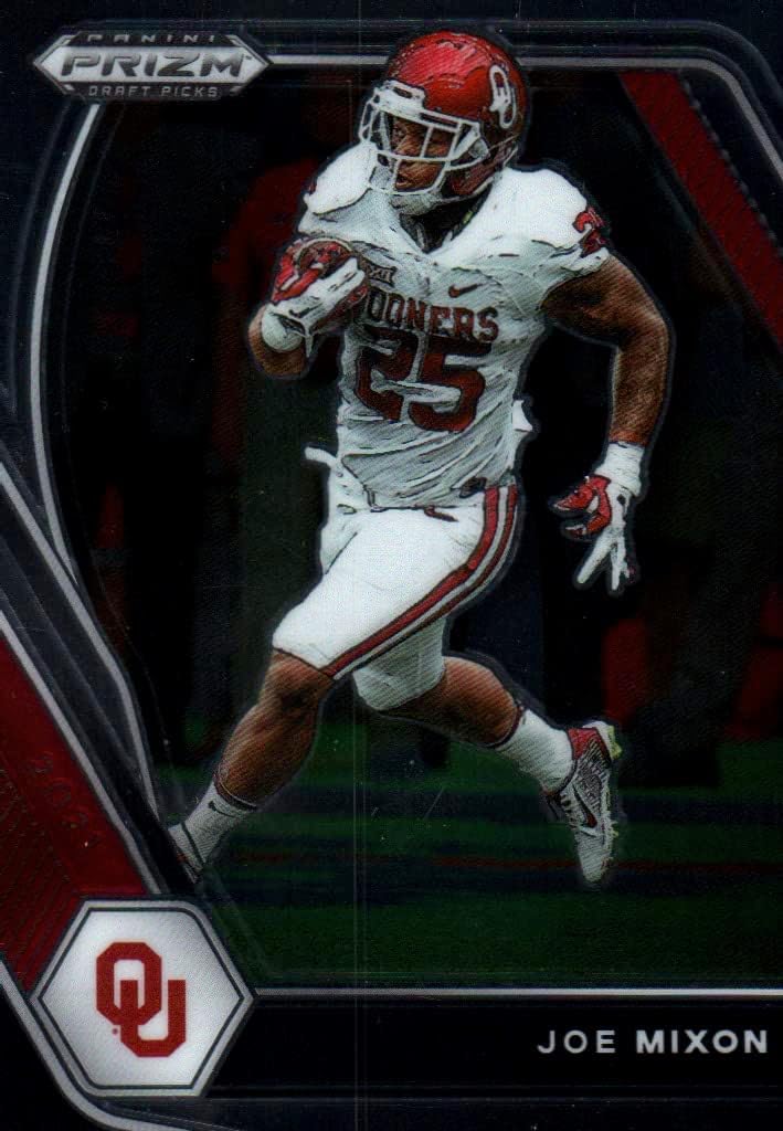 Joe Mixon Panini Prizm Draft Picks Football Card – 2021 Panini Prizm Draft Picks Card #93 (University of Oklahoma) Free Shipping & Handling