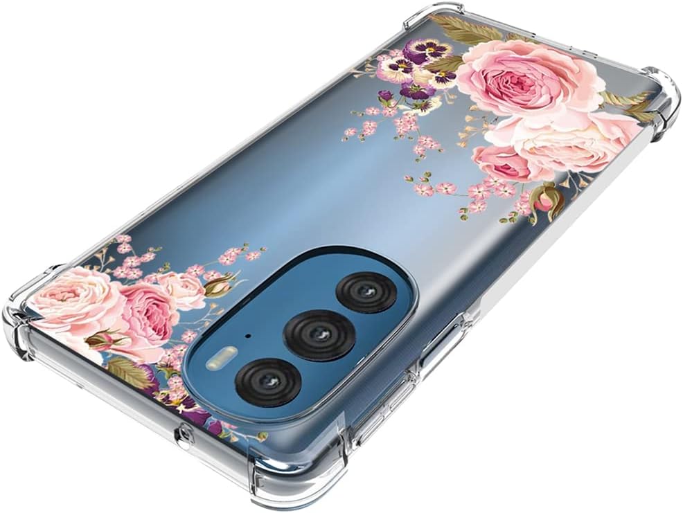 Funda para Moto Edge Plus 2022Moto Edge 30 ProMoto Edge X30 XT2201-1 Linda funda, funda de silicona de goma suave TPU flexible transparente para