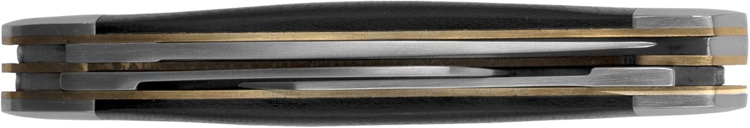 Kershaw Cuchillos de bolsillo clásicos Slipjoint, mango G10 con diseño de madera antigua, versiones de 1, 2 y 3 cuchillas