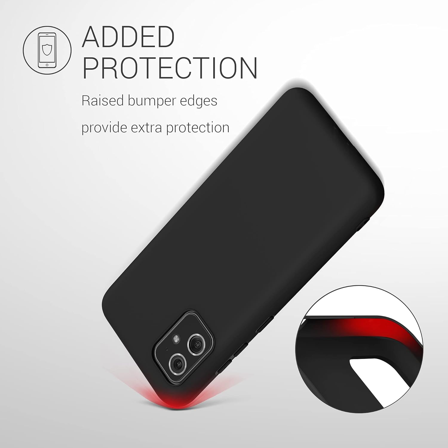kwmobile Funda compatible con Asus Zenfone 8 – Funda protectora de silicona TPU suave y delgada, color negro mate