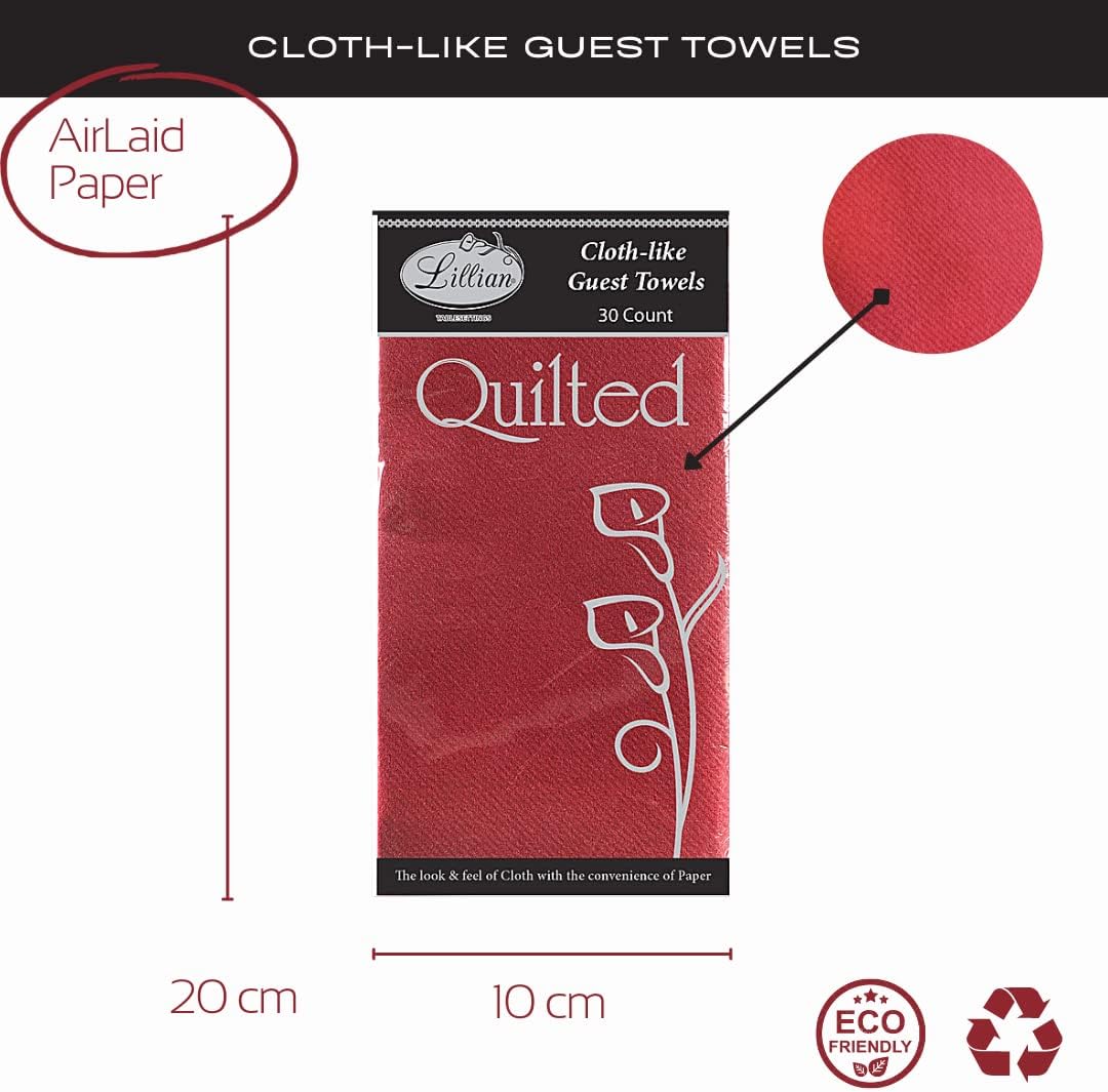 Servilletas desechables de tela de lino como toallas de mano, toallas de invitados, suaves y absorbentes, servilletas de papel acolchadas de alta