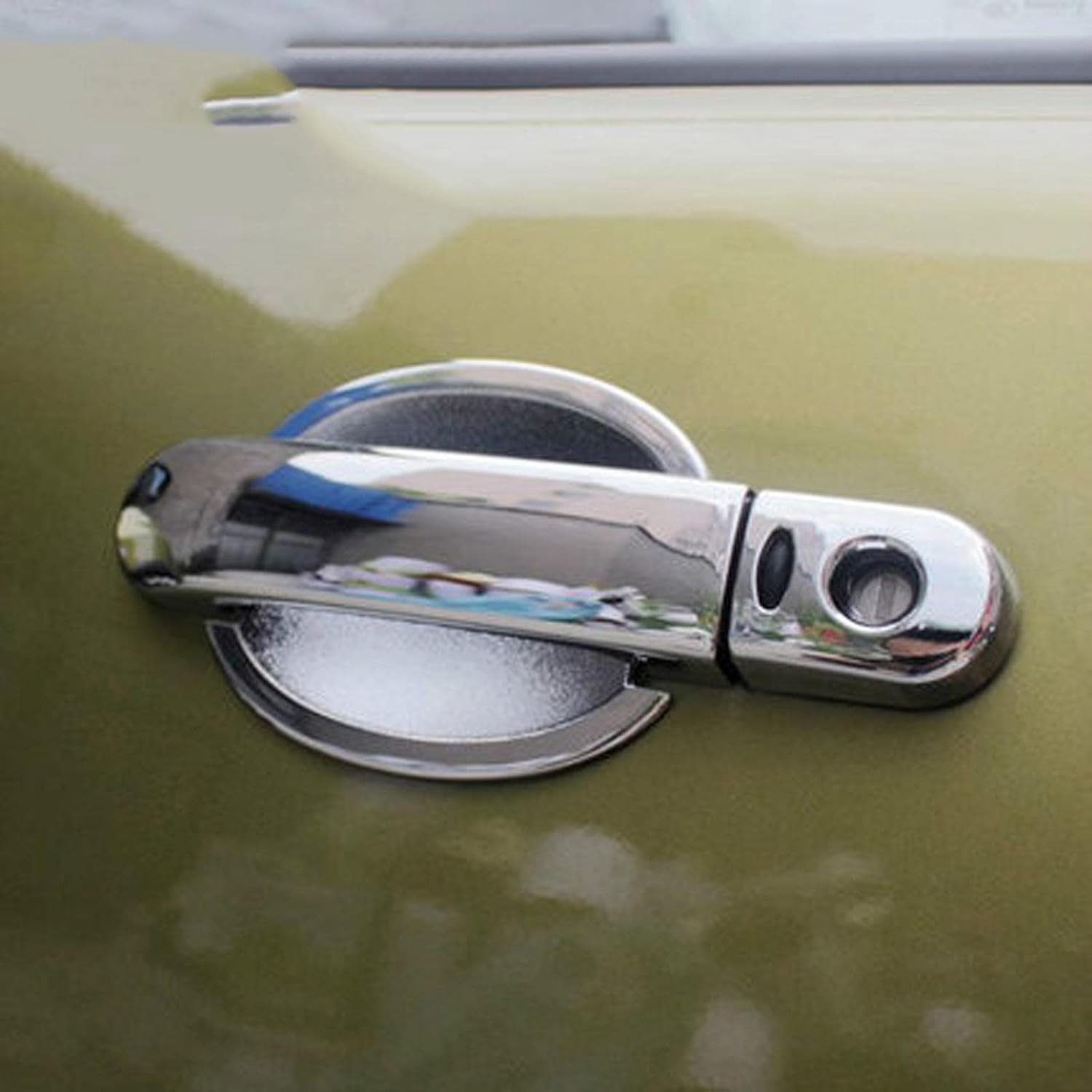 TURIM Para Nissan March Micra K12 2003-2010 Nissan Cube Z11 2002-2008 Livina 2007-2013 Cubiertas de manija de puerta de coche de fibra de carbono