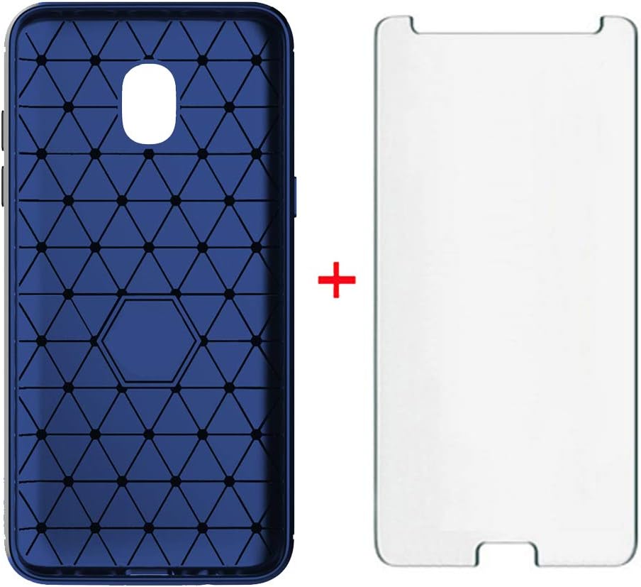Funda de teléfono para Samsung Galaxy J7 Star J7 Refine J7 2018 J7V V 2 generación J737V con protector de pantalla de vidrio templado, accesorios