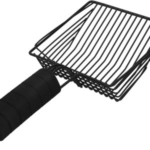 Fydun Pala de metal reutilizable para gatos, pala de tamiz para mascotas, suministros para gatos y mascotas, amplia gama de usos (L (8.5 x 5.5 x 3.9 Fydun Pala de metal reutilizable para gatos, pala de tamiz para mascotas, suministros para gatos y mascotas, amplia gama de usos (L (8.5 x 5.5 x 3.9