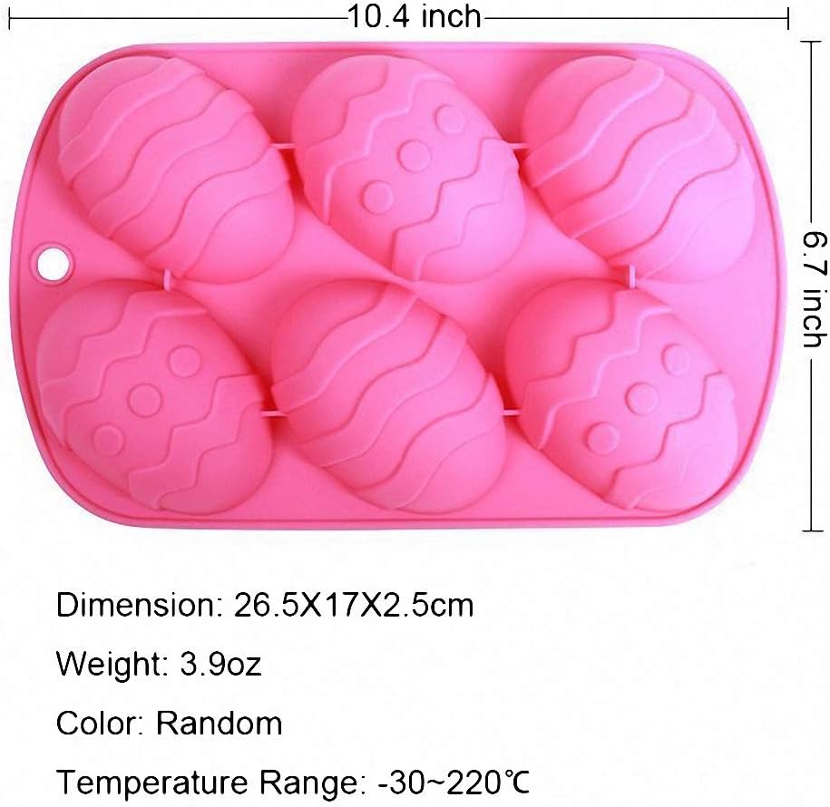Paquete de 2 moldes de silicona para pasteles de huevos y conejitos para el día de Pascua, para hornear, magdalenas, hacer magdalenas, chocolate,