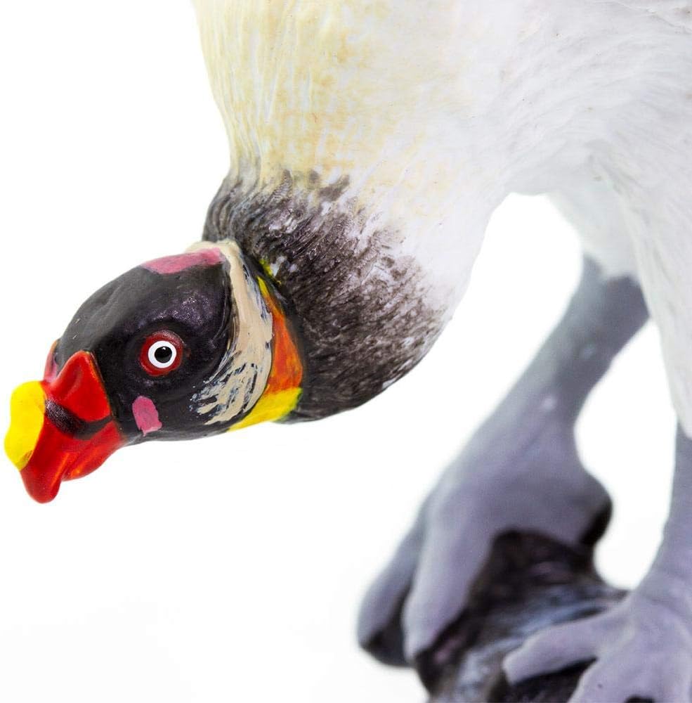 Safari Ltd. Figura de buitre rey  Figura detallada de plástico de 4.75 pulgadas  Divertido juguete educativo para niños, niñas y niños a partir de 3