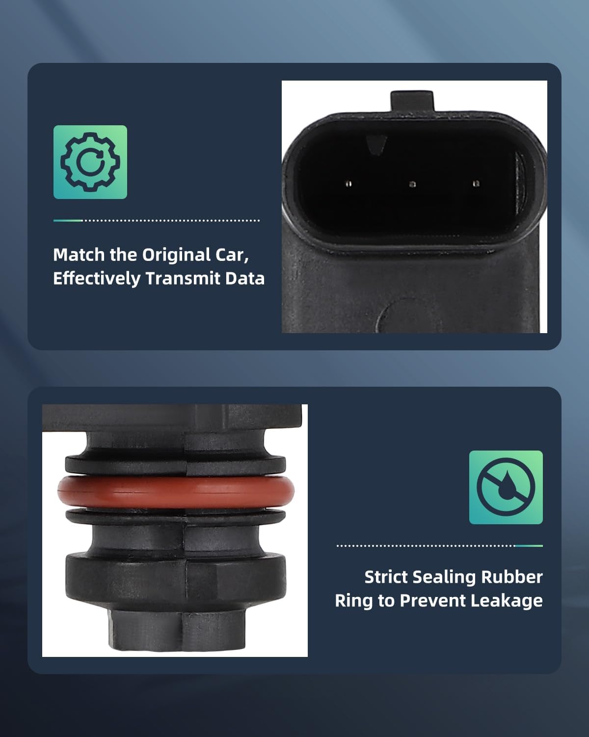 SCITOO CAM Sensor de posición del árbol de levas se adapta a 12638266 para Chevy Malibu Impala Colorado Camaro para Cadillac CTS CT6 ATS para Buick