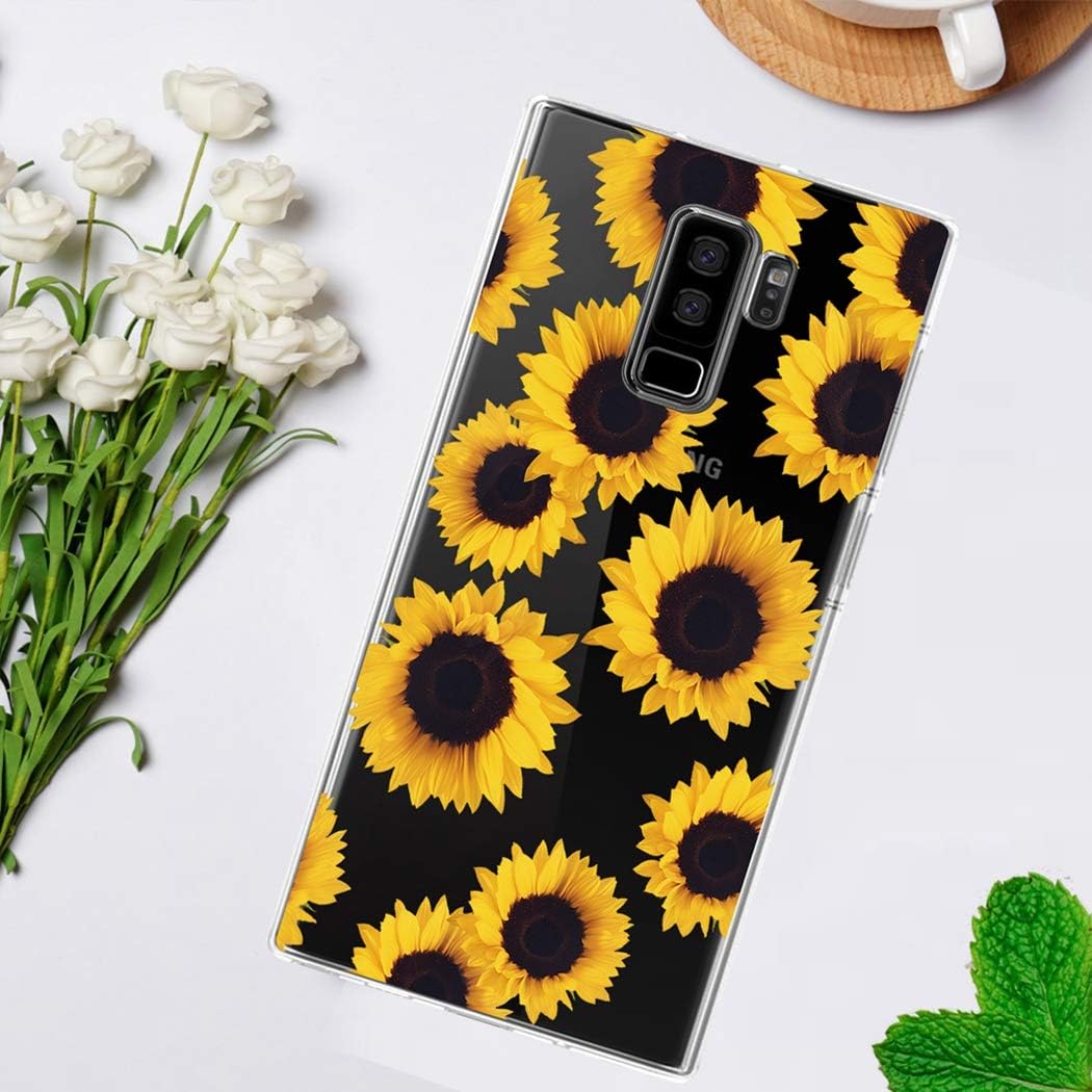 Funda para Galaxy S9 Plus, Galaxy S9+, Samsung S9 Plus, funda transparente y flexible de silicona de TPU de goma suave para Samsung Galaxy S9 Plus