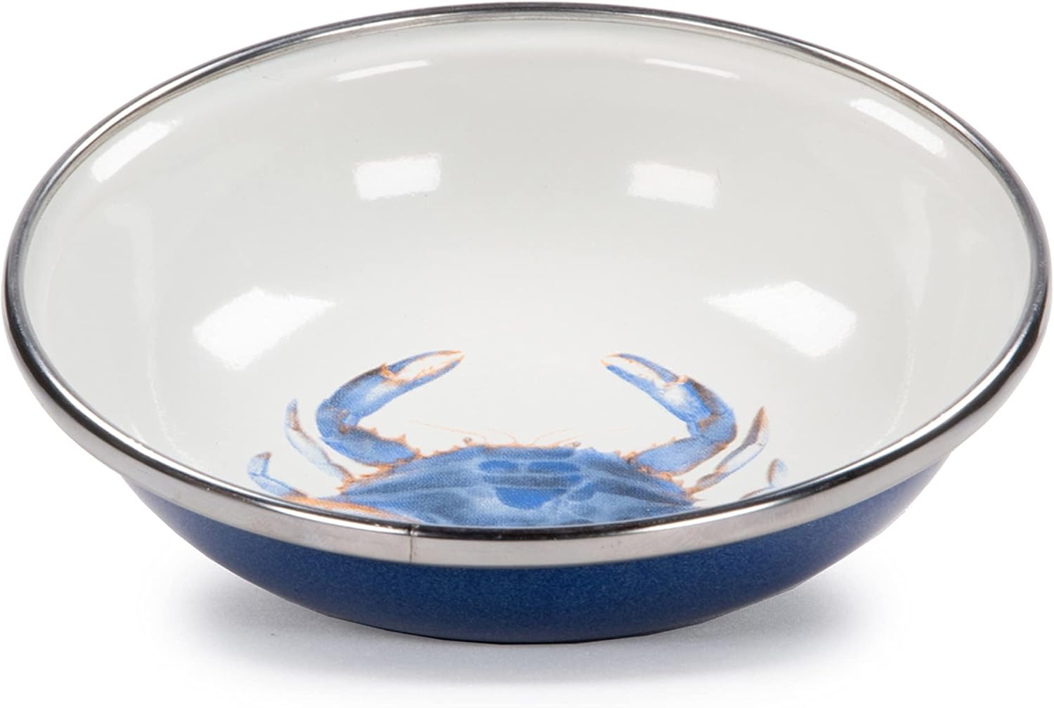 Golden Rabbit Esmalte – Juego de platos de degustación de 6-4oz (cangrejo azul)