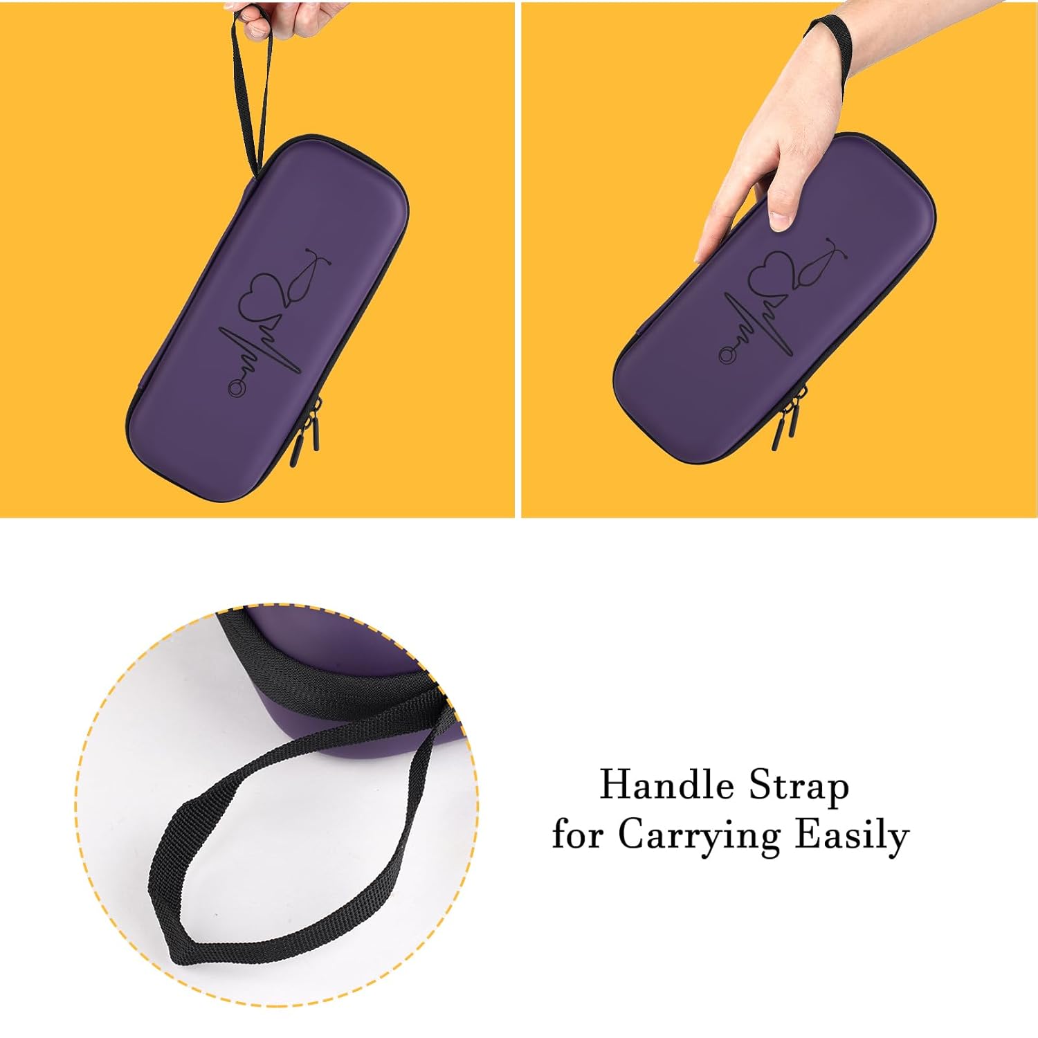 Funda para estetoscopio 3M Littmann, estetoscopio de transporte para estetoscopio MDF Acoustica Deluxe, soporte de viaje para estetoscopio para