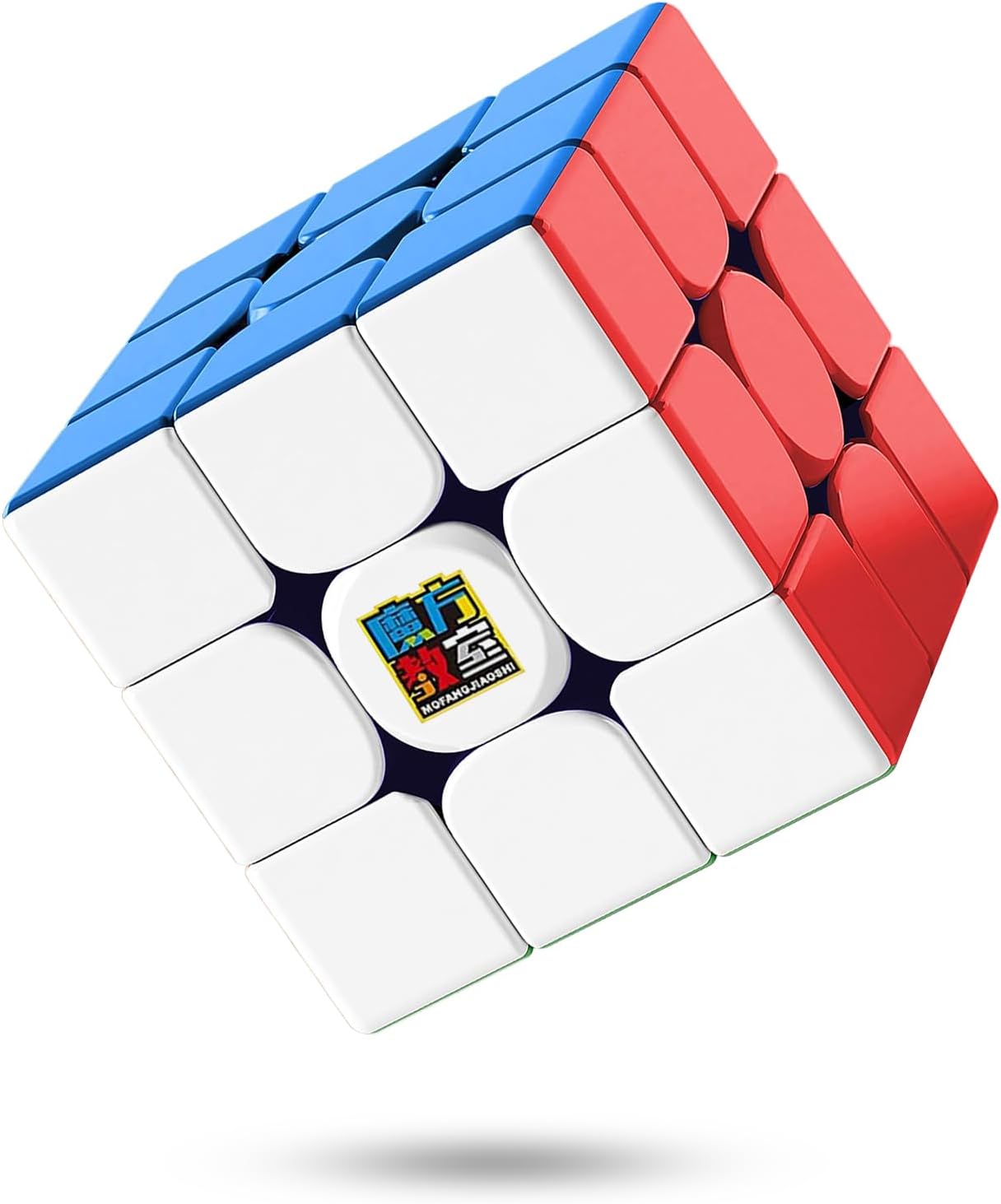CFMOUR Cubo magnético de velocidad 3 x 3  Moyu RS3M Cubo sin calcomanías, 48 imanes  Juguete rompecabezas superrápido para resolver problemas para