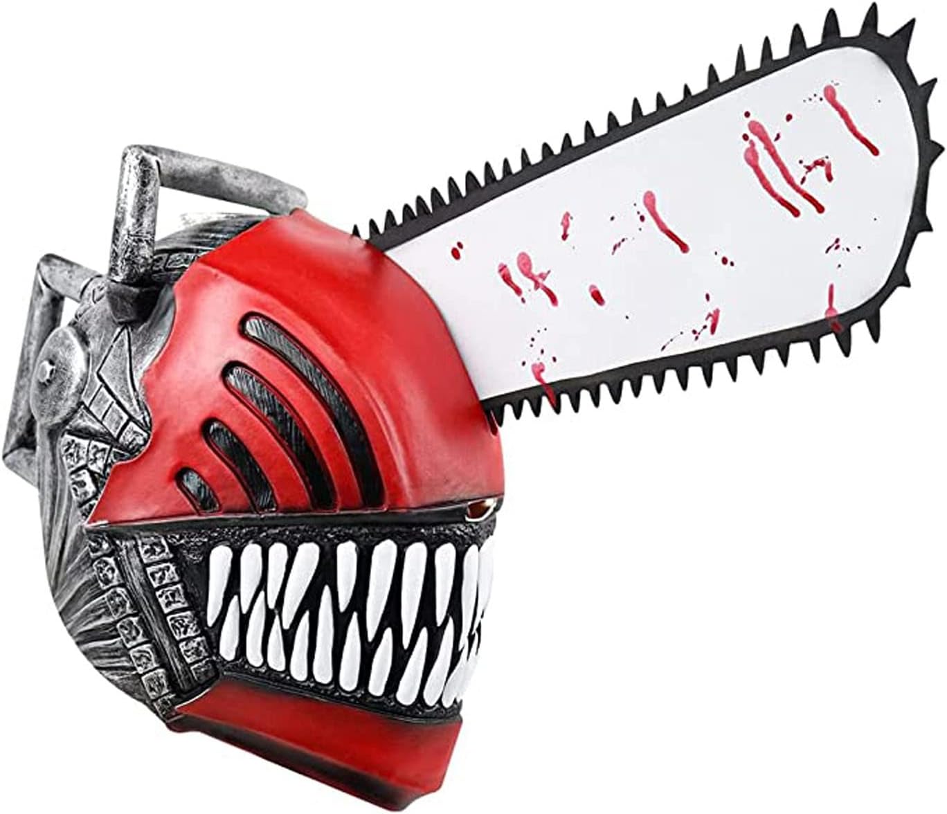 Anime Chainsaw Man Cosplay Props,Pochita Headgear,Denji Arm Saw,Chainsaw Man Denji Mask Halloween Navidad
