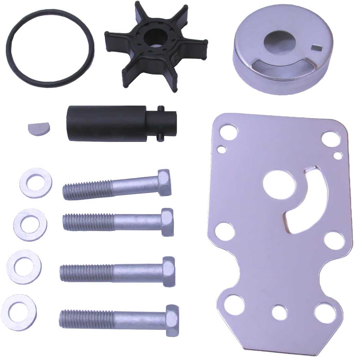 Motor de barco 69G-W0078-00 69G-W0078-01 69G-W0078-02 Kit de reparación de bomba de agua para Yamaha 8HP 9.9HP T8D T8E T8P T9.9G T9.9L T9.9X motor