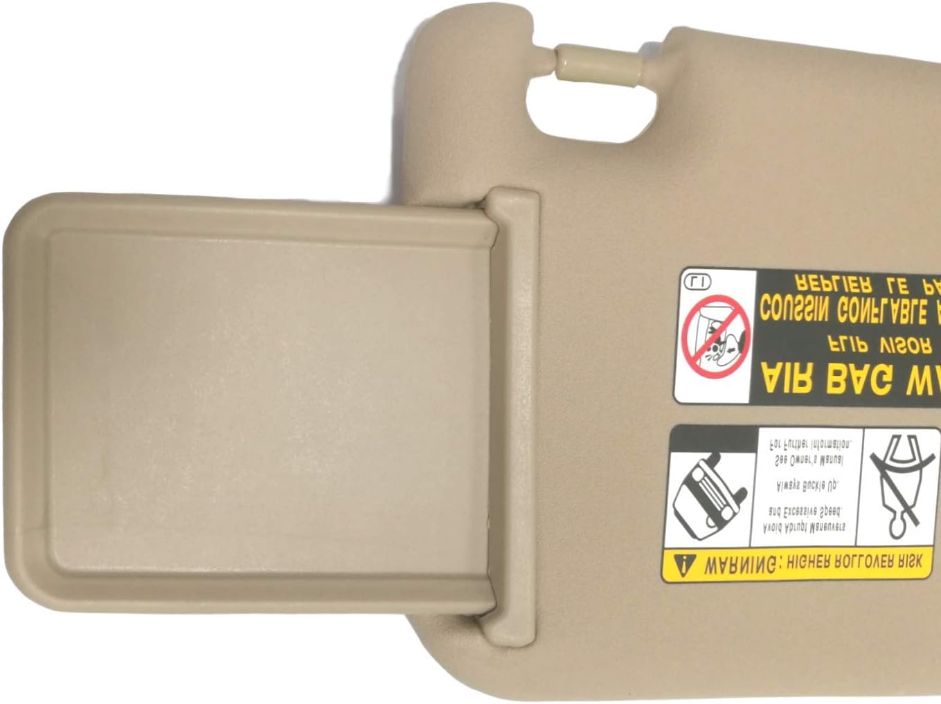 SAILEAD Reemplazo de visera solar compatible con Toyota RAV4 con techo corredizo y luz 74320-42501-B2, para el año 2006 2007 2008 2009 2010 2011