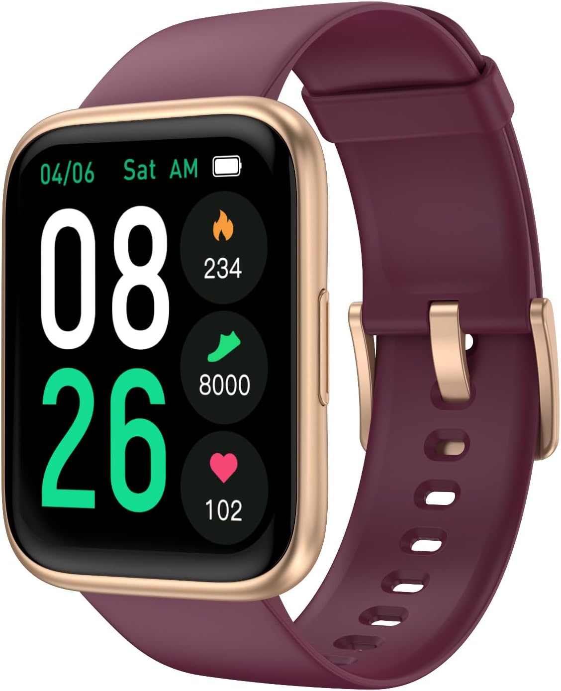 Reloj inteligente para hombre, marco de aleación de aluminio con pantalla AMOLED de 1.78 pulgadas, rastreador de actividad física con frecuencia