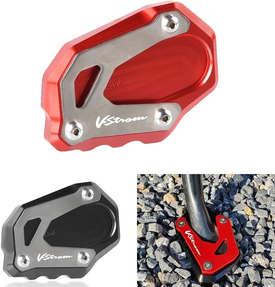 motorcycle side stand pad FOR Suzuki V-Strom 1050XT 1050 1000 1000XT GSX-S1000 GSX-S1000S GSX-S950 GT Katana Foot Side Stand Enlarger Kickstand