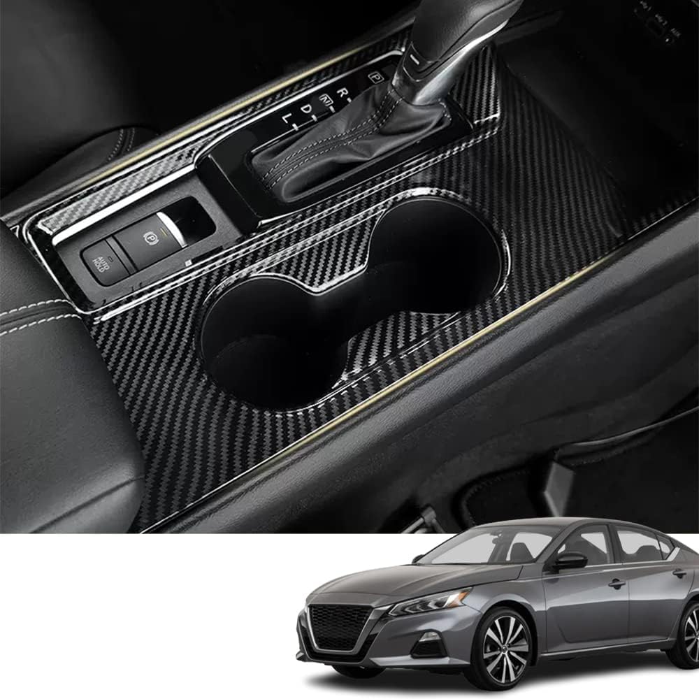 Accesorios interiores personalizados, 1 unidad para Nissan Altima 2019, 2020, 2021, 2022 2023, cubierta de consola central de ABS, caja de cambios,