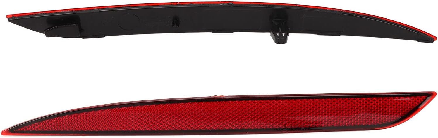 Reflector de parachoques trasero para Tesla Modelo Y 2020 a 2023, lente roja, luz reflectora trasera de automóvil, repuesto de luces de parachoques