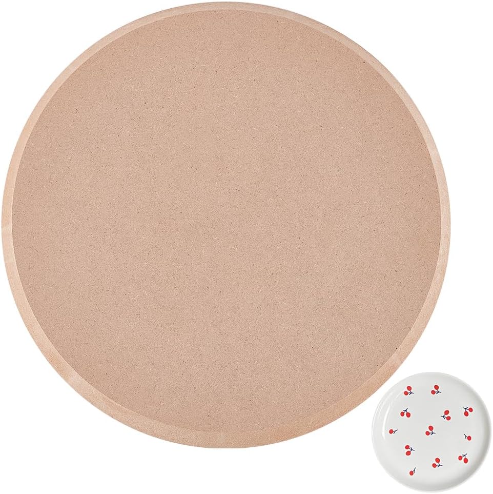 BENECREAT Pottery Tools – Molde formador de placa de cerámica, riel redondo concéntrico geométrico de 10 x 0.6 pulgadas para corte de cerámica e