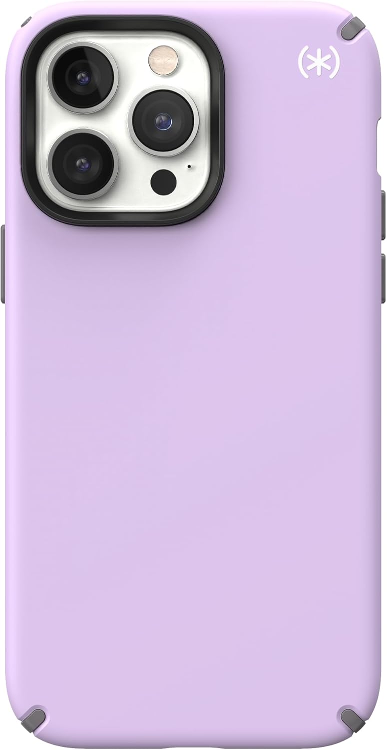 Speck Funda para iPhone 14 Pro Max, protección contra caídas, resistente a los arañazos, diseñada para MagSafe Slim iPhone 14 Pro Max de 6.7