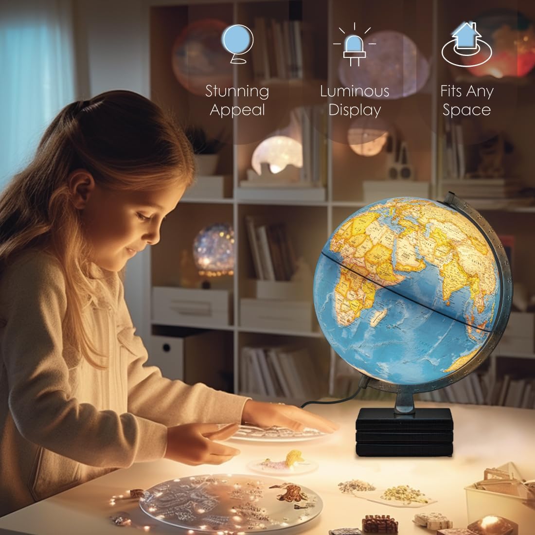 Waypoint Geographic Aviator Plus Globo Iluminado