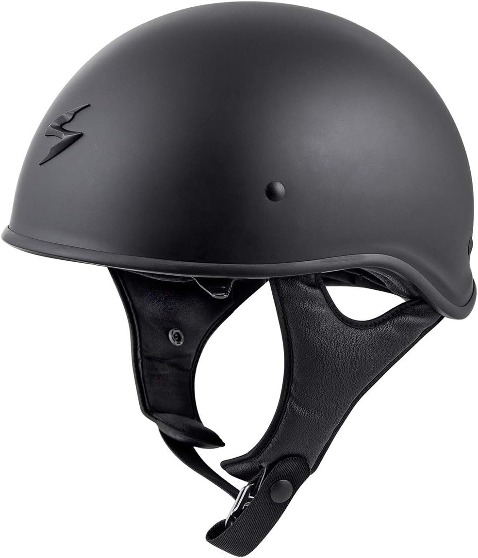 ScorpionEXO C90 – Casco de motocicleta con visera ajustable para adultos, aprobado por DOT (negro mate, talla XS)