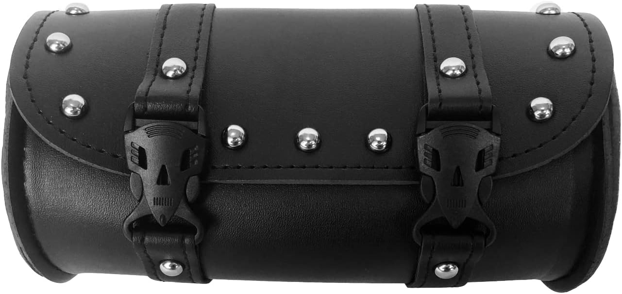 Bolsa de manillar de motocicleta Bolsa de tenedor Alforjas universales para Haley Kawasaki Suzuki Yamaha
