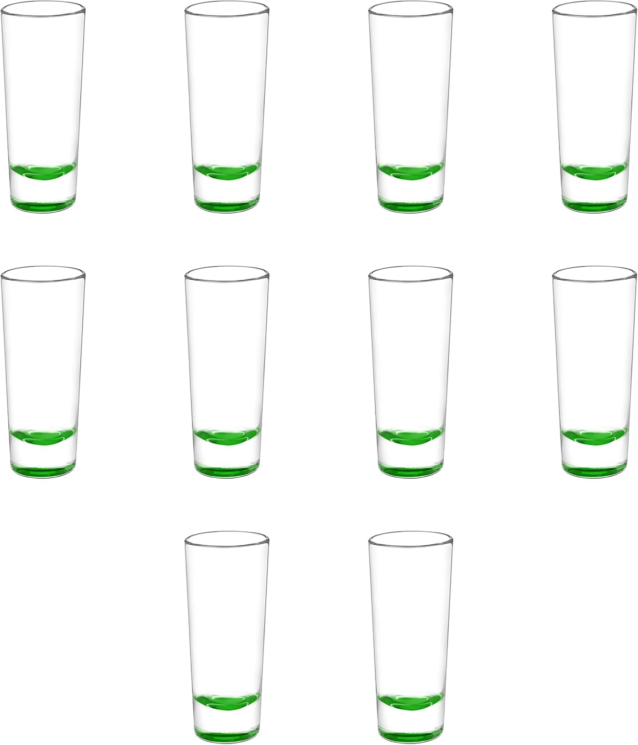 DISCOUNT PROMOS Cordial Shooter – Juego de 10 vasos de chupito, 2 onzas, paquete a granel, ideal para cumpleaños, fiestas, eventos en interiores y