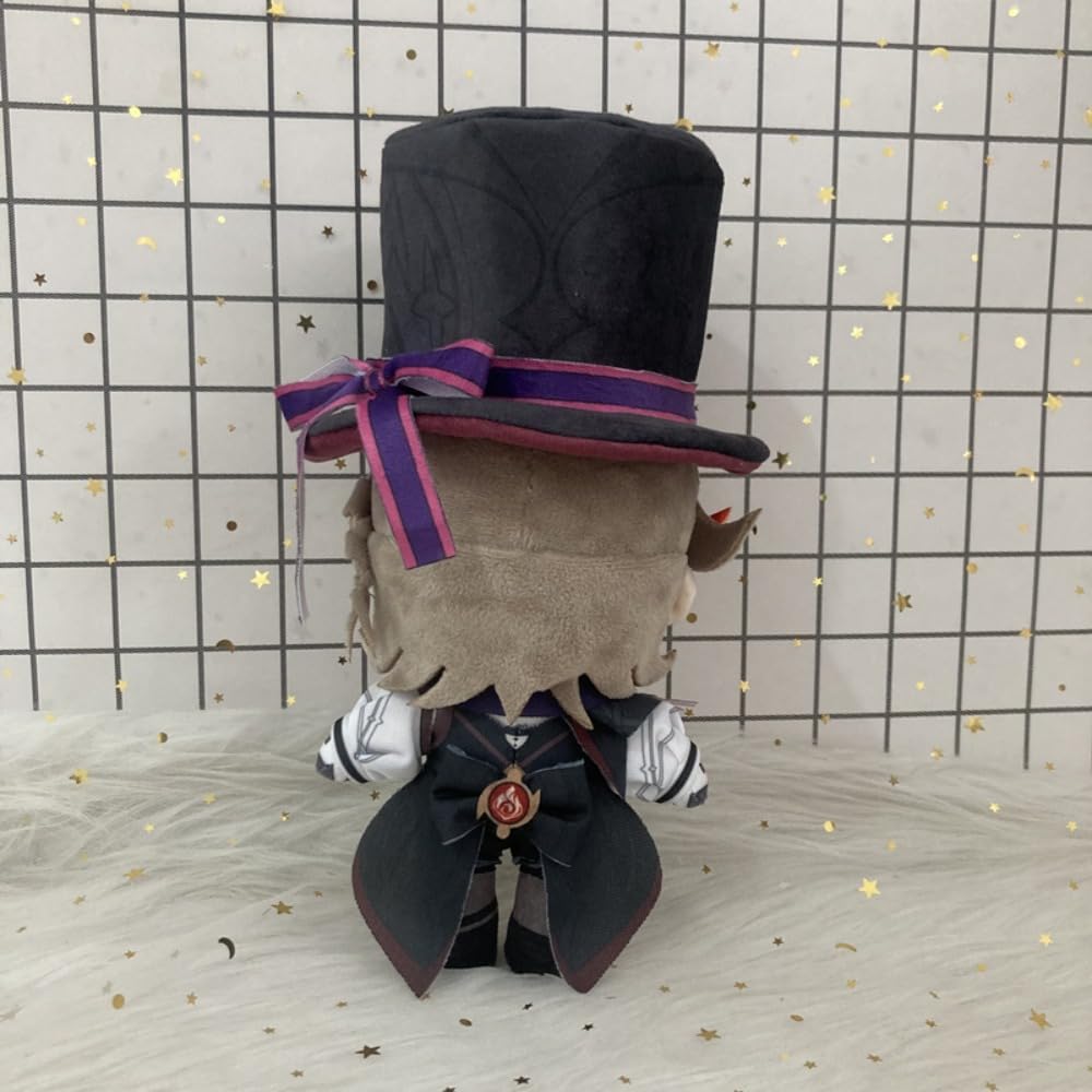 SSJTBEZX Genshin Lyney – Muñeca de peluche, bonita almohada para Navidad, Año Nuevo, cumpleaños, regalos para niños, muñeca suave, 9.1 in9.0 pulgadas