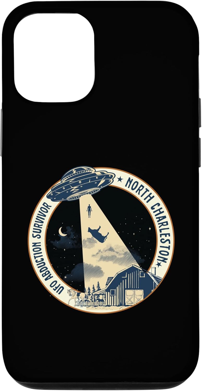 Funda para iPhone 13 Pro NORTH-CHARLESTON UFO Alien Abduction Survivor Cow Tractor Be