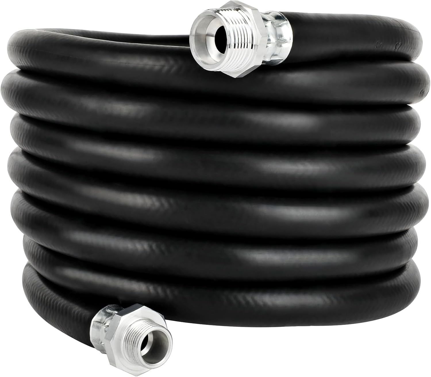Manguera de transferencia, manguera de combustible de 1 pulgada x 20 pies para dispensar grasa de combustible diésel, aceites de petróleo de