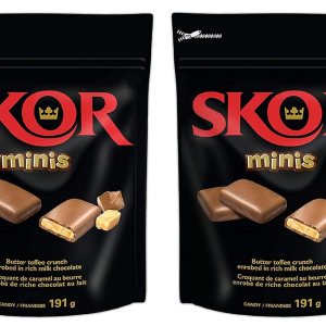 SKOR Barras de caramelo de chocolate con caramelo con mantequilla, minis, 6.74 oz7 onzas, paquete de 2 Importado de Canadá SKOR Barras de caramelo de chocolate con caramelo con mantequilla, minis, 6.74 oz7 onzas, paquete de 2 Importado de Canadá