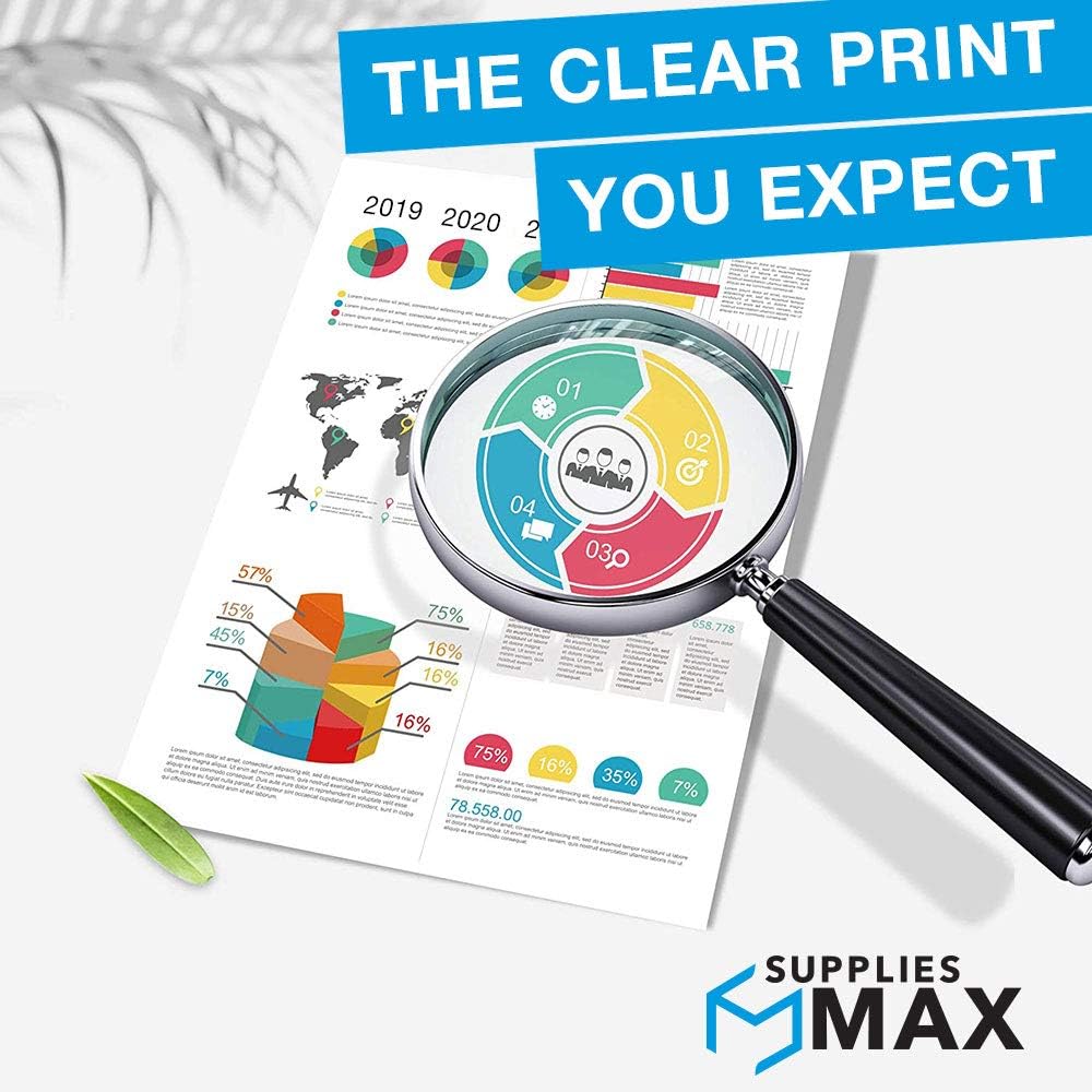 SuppliesMAX Repuesto remanufacturado para HP DesignJet Z6200Z6600Z6800Z6800Z6810 rojo cromático de alto rendimiento para inyección de tinta Fomat