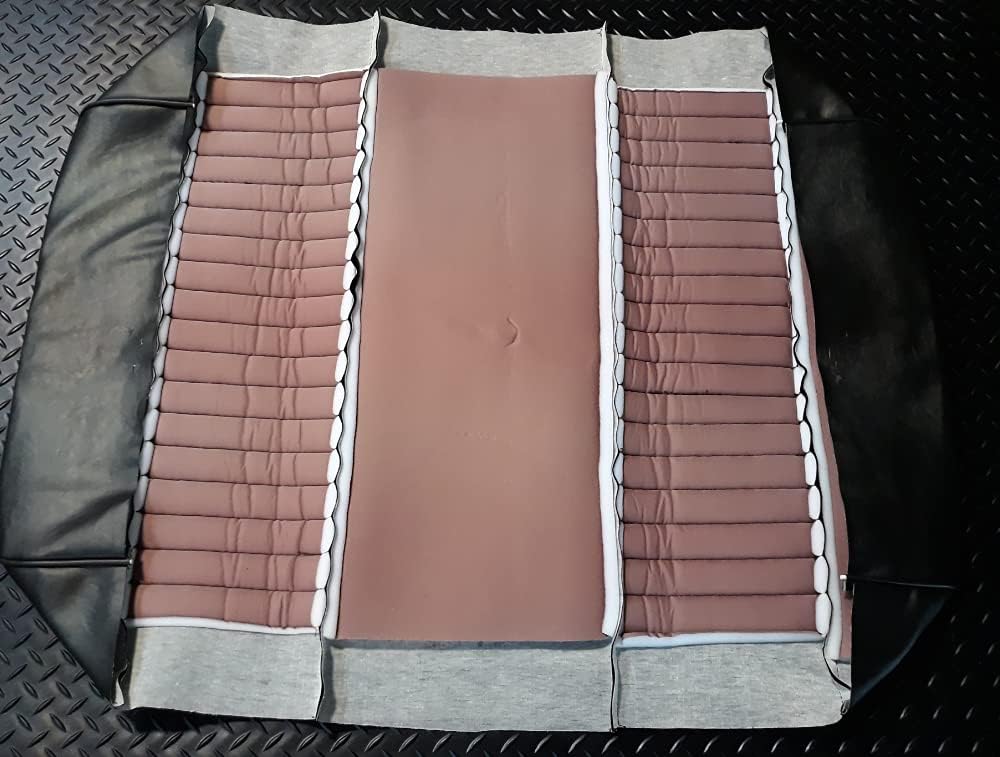Huskey – Fundas de asiento para carrito de golf delantero y trasero para EZGO y Club Carvarios colores, material de vinilo de grado marino,