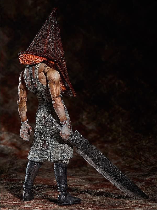 Silent Hill – Figura de acción con cabeza de pirámide roja de 2 triángulos, figura de PVC, regalo de cumpleaños coleccionable de 5.9 pulgadas