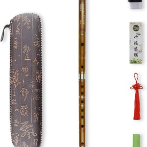 Flauta Dizi (clave de C, D, E, F, G), de bambú amargo, negra, para principiantes y profesionales, con juego de membrana, pegamento y protector. Este Flauta Dizi (clave de C, D, E, F, G), de bambú amargo, negra, para principiantes y profesionales, con juego de membrana, pegamento y protector. Este