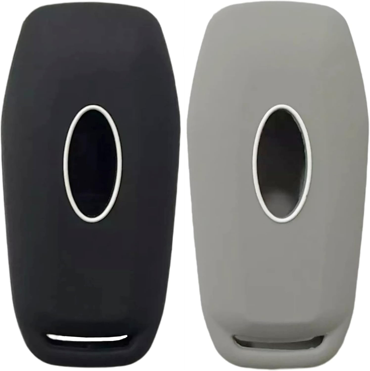 Funda de goma de silicona para llavero compatible con Ford Edge Explorer F-150 F-250 Super Duty F-350 Super Duty Fusion Mustang Lincoln MKX