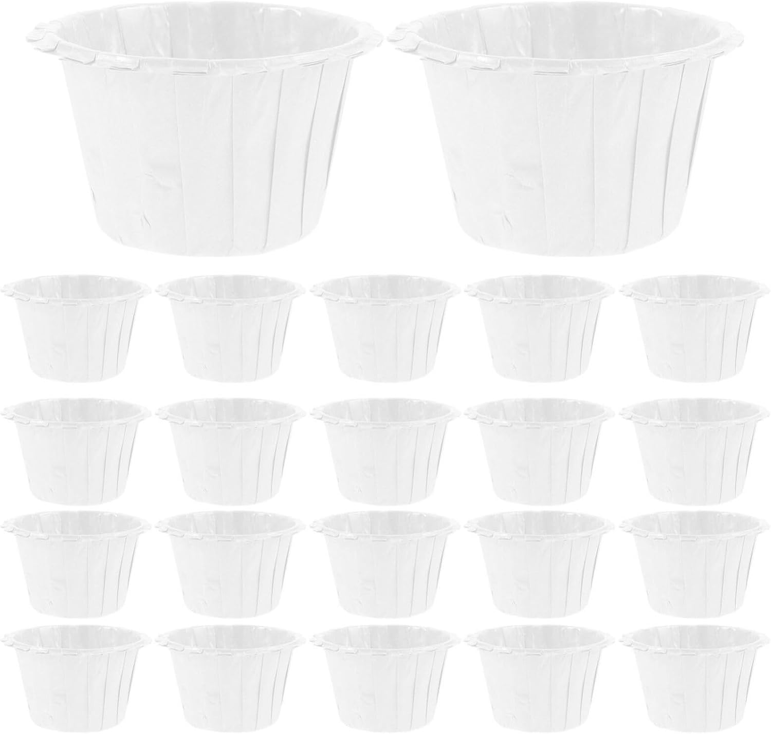 HEMOTON Taza de papel para tartas, 100 piezas de papel para magdalenas, funda para hornear, accesorios para despedidas de soltera, fiestas de