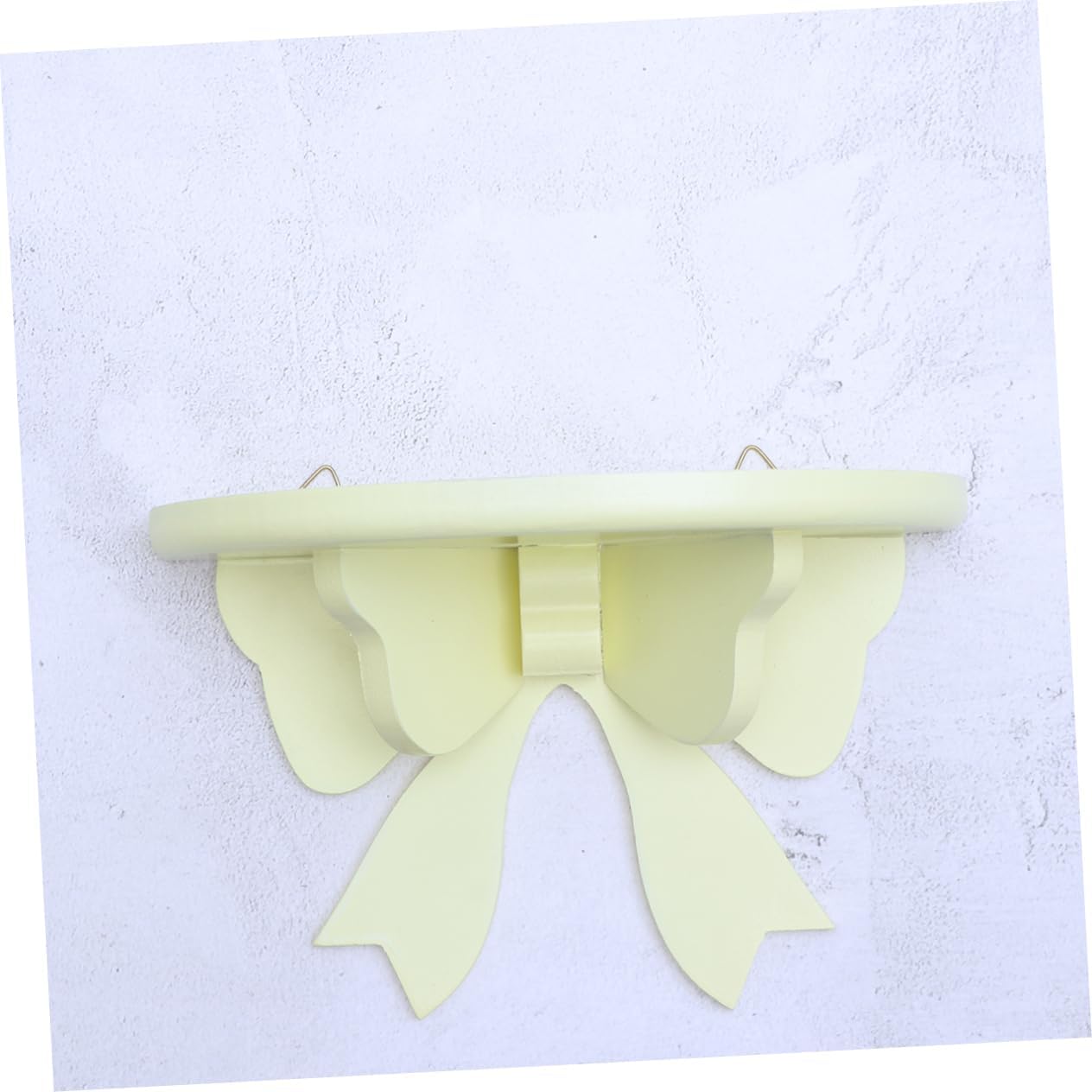 DOITOOL Estante de almacenamiento de madera con forma de mantequilla, estante de pared, decoración de habitación de niños, almacenamiento de pared