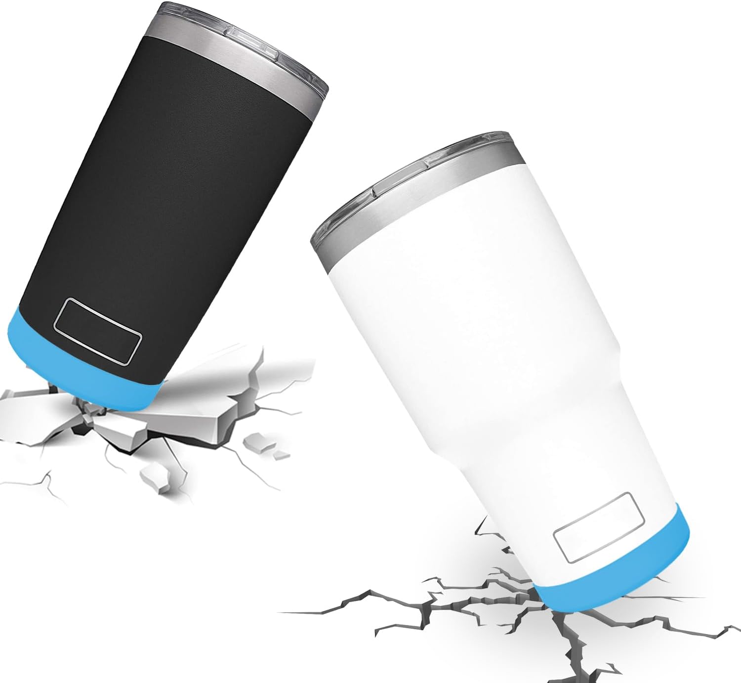 Funda para maletero más segura para vaso YETI de 30 onzas y 20 onzas, protección inferior de silicona y menos ruido para taza de café, accesorios de