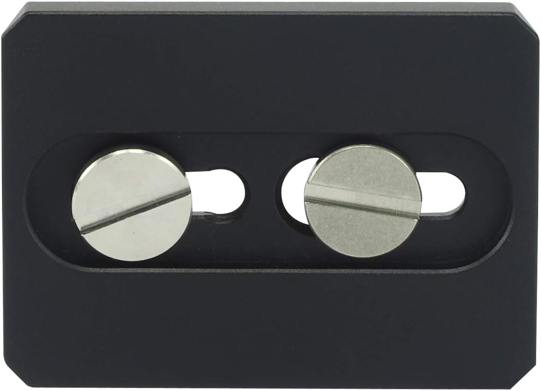 Haoge HQR-SC-N Placa de liberación rápida para cámara Sachtler Video DV 8100, DV10 3+3, DV10 5+5, FSB6T, FSB8T, FSB-10T Cabezal fluido trípode