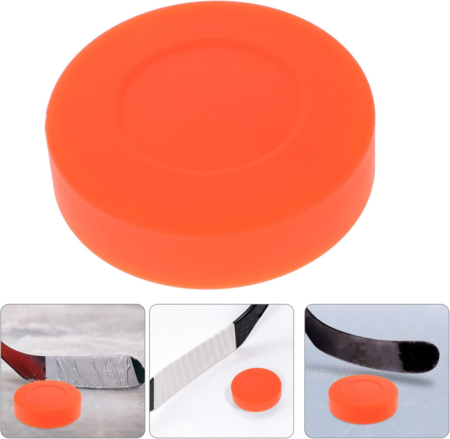 ARTIBETTER 4 discos de hockey sobre hielo con regulación mate para practicar y entrenamiento clásico, diámetro 3, grosor 1