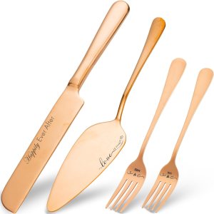 Juego de cuchillo y servidor para pastel de boda, juego de corte de pasteles para boda, tenedores de pastel y cortador de pasteles para cumpleaños, Juego de cuchillo y servidor para pastel de boda, juego de corte de pasteles para boda, tenedores de pastel y cortador de pasteles para cumpleaños,