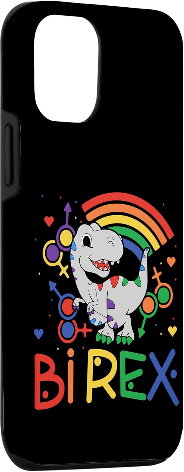 iPhone 13 Pro Bi Rex – Funda de orgullo bisexual de dinosaurio Dino T Rex