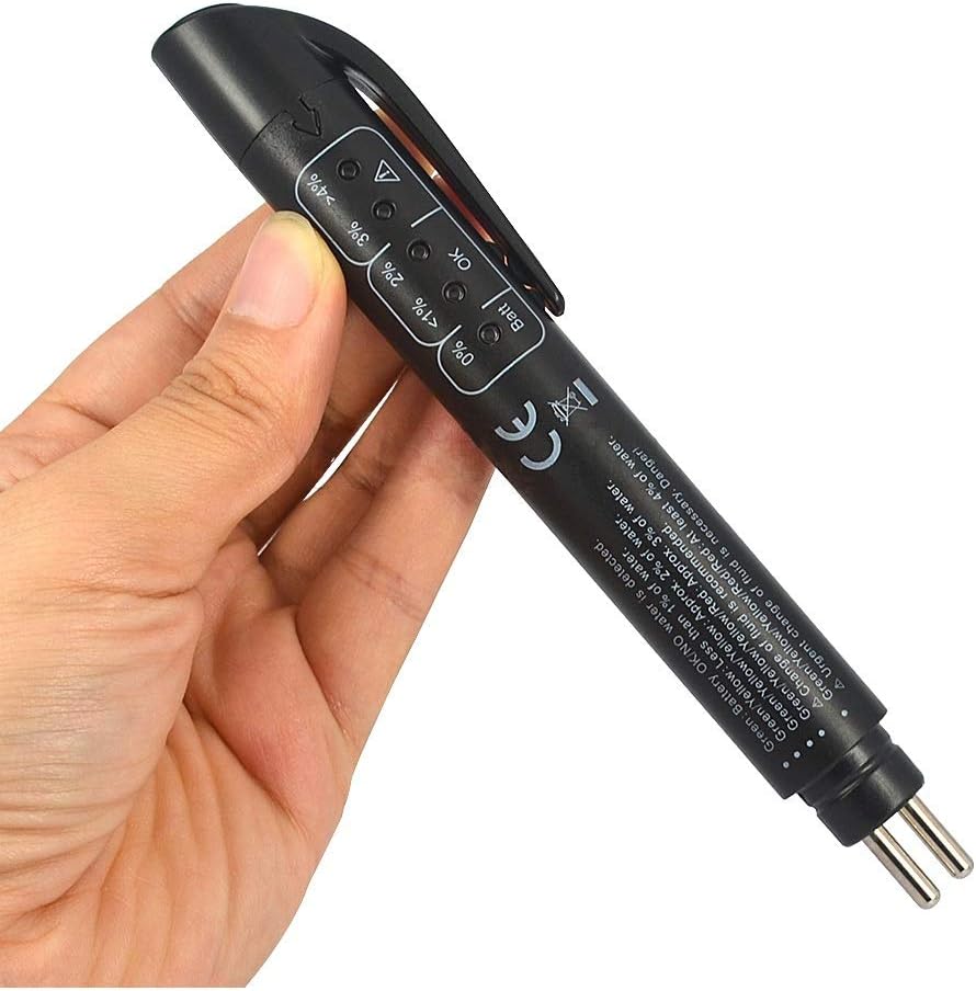 Probador universal del líquido de frenos, pluma de prueba digital portátil del control de calidad del aceite del freno de la precisión, herramienta